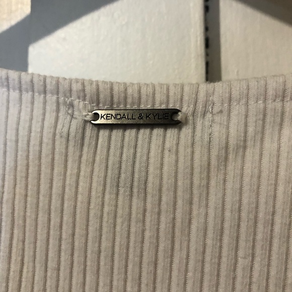 White Bodysuit with Red and Black Chevron - Picture 6 of 6